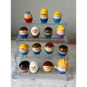 Vintage Little Tikes Toddle Tots Chunky lot 15 People Toy Figures 1990